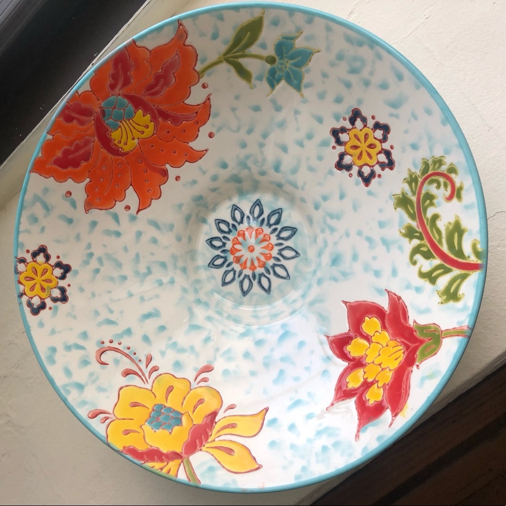 Beautiful bold pattern  Pasta Bowl